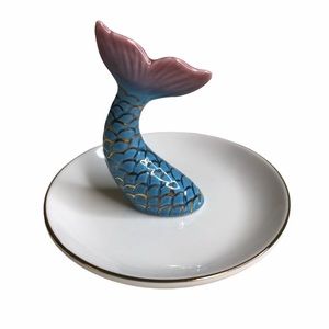 NWOT Mermaid Tail Ring Jewelry Trinket Dish